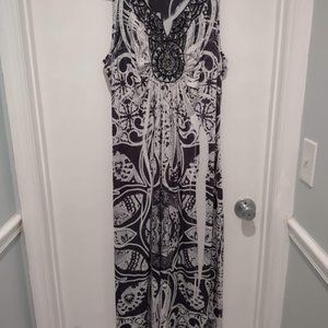 APT 9 Full Length Sleeveless Dress 1X